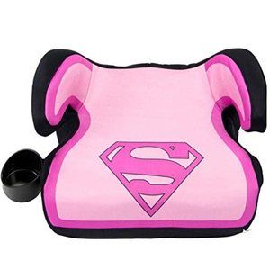 KidsEmbrace Backless Booster Car Seat, DC Comics Pink Supergirl